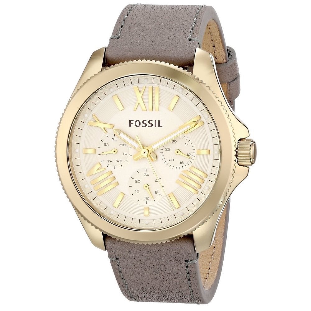 Fossil AM4529 women’s grey Cecile leather watch